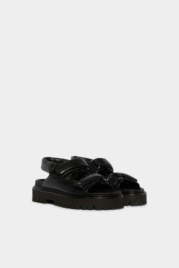Finn Flat Sandals D2 BLACK