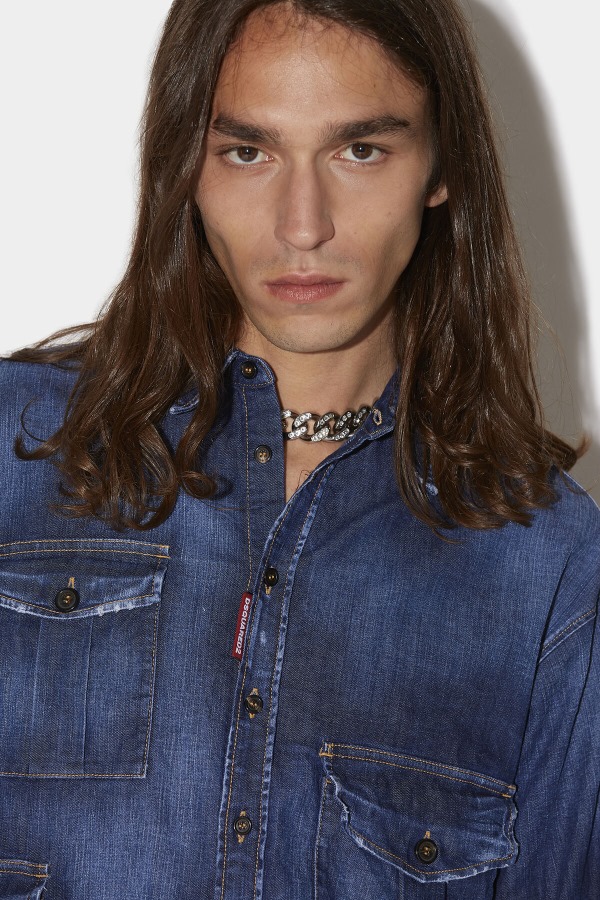 Multi Pocket Drop Shirt