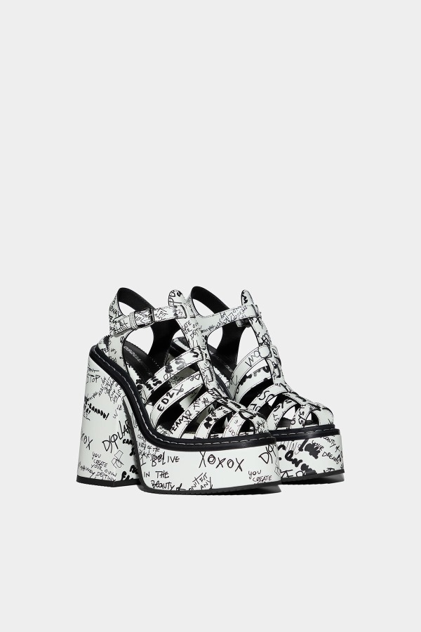 Platform Heeled Sandals D2 FANTASY