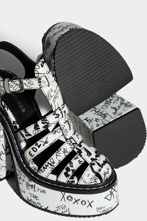Platform Heeled Sandals D2 FANTASY