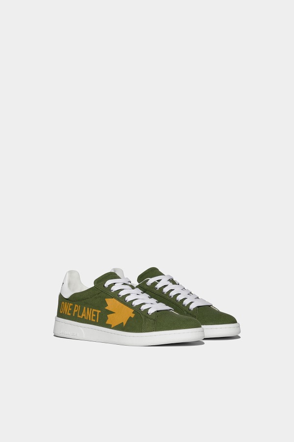One Life Organic Cotton Boxer Sneakers RED/OCHRE