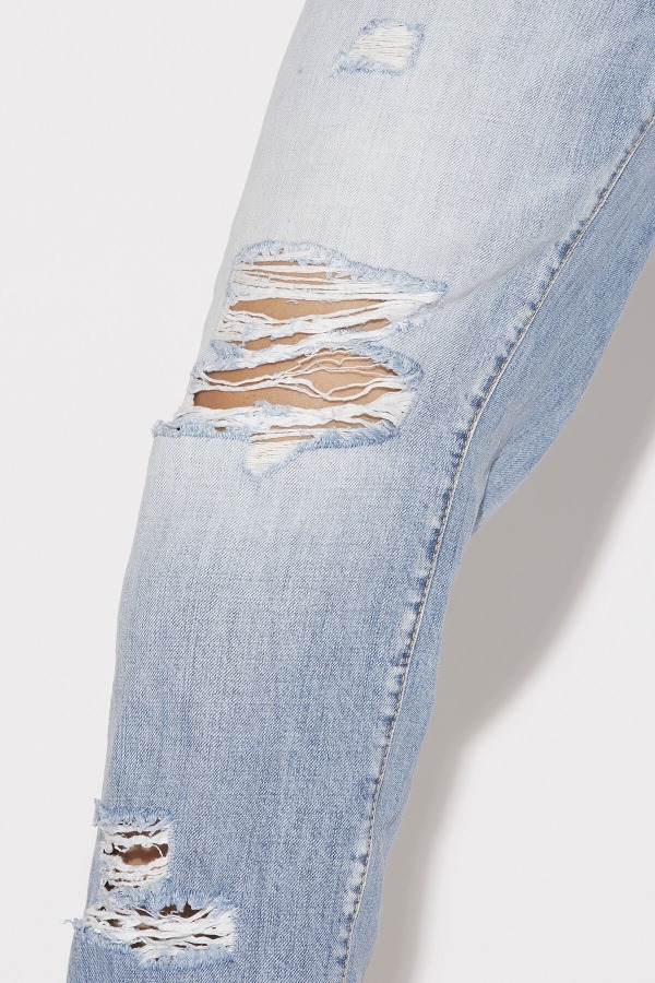 Destroyed Wash Boston Jeans