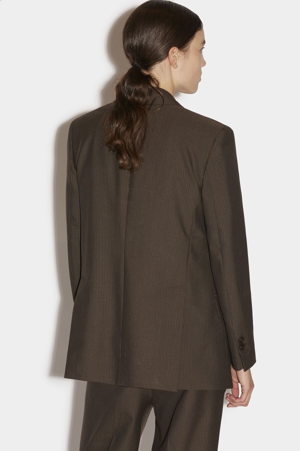 Boyfriend Jacket BROWN/GREY
