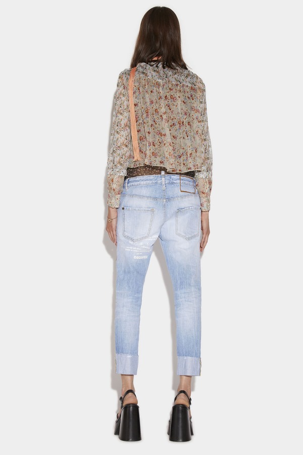 Light L.A. Wash Cool Girl Cropped Jeans
