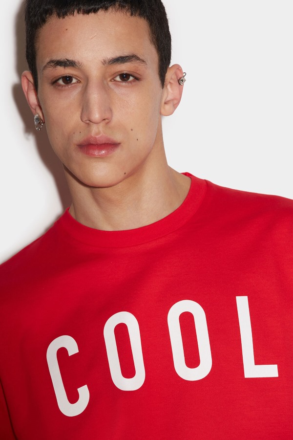 Cool T-Shirt WHITE/RED D2