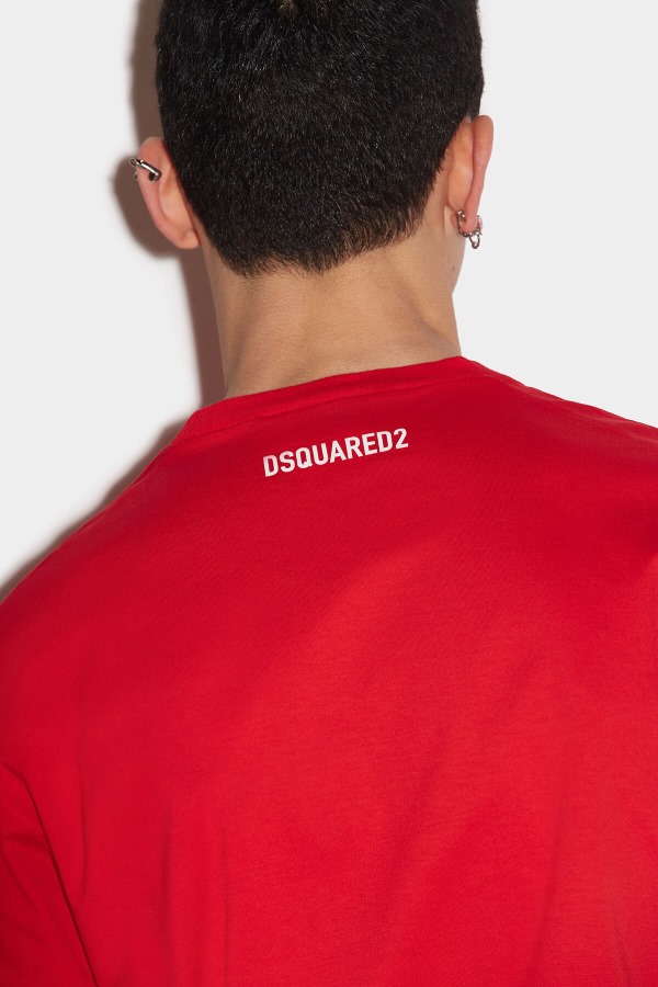 Cool T-Shirt WHITE/RED D2