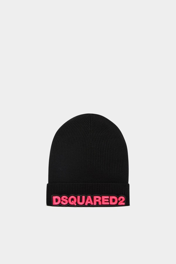 Dsquared2 Logo Beanie BLACK