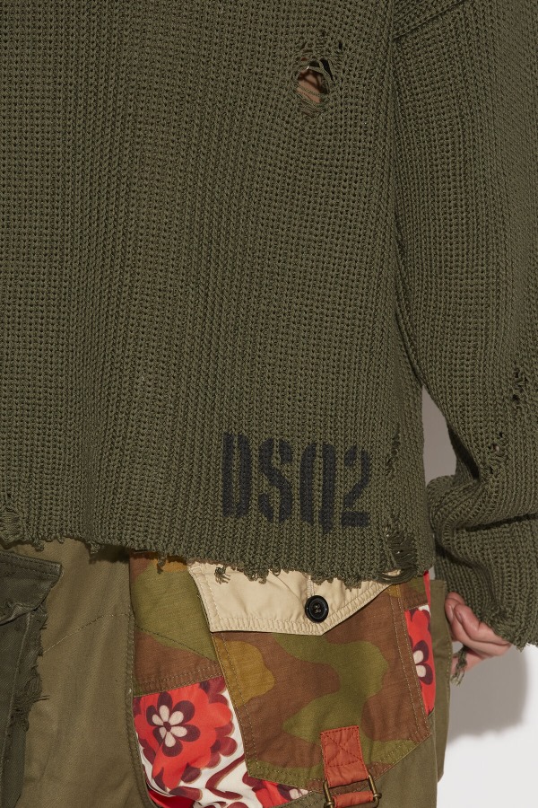 Pocket Sweater BEIGE/BOTTLEGREEN