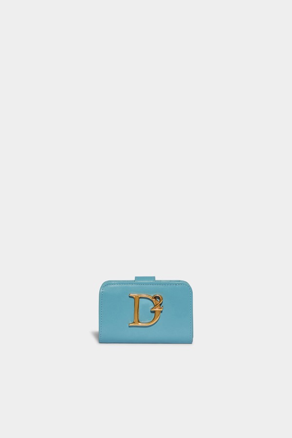 D2 Statement Wallet BLACK/LIGHT BLUE