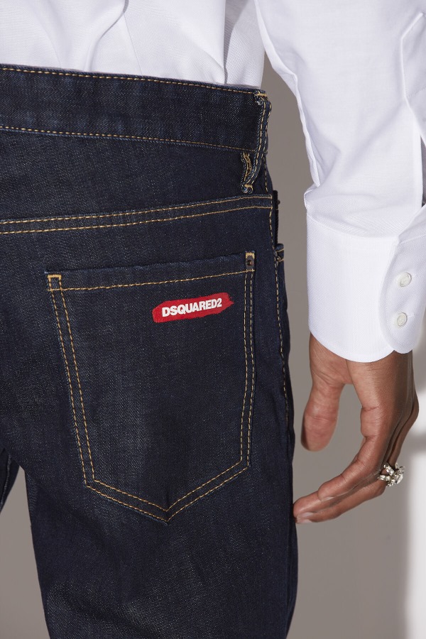 Dark Rinse Wash Slim Jeans
