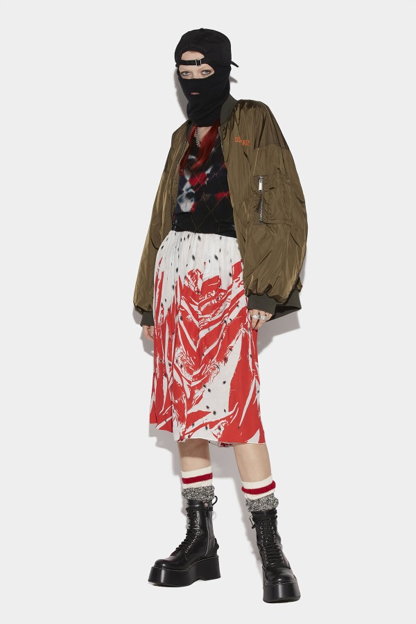Loose Longuette Skirt