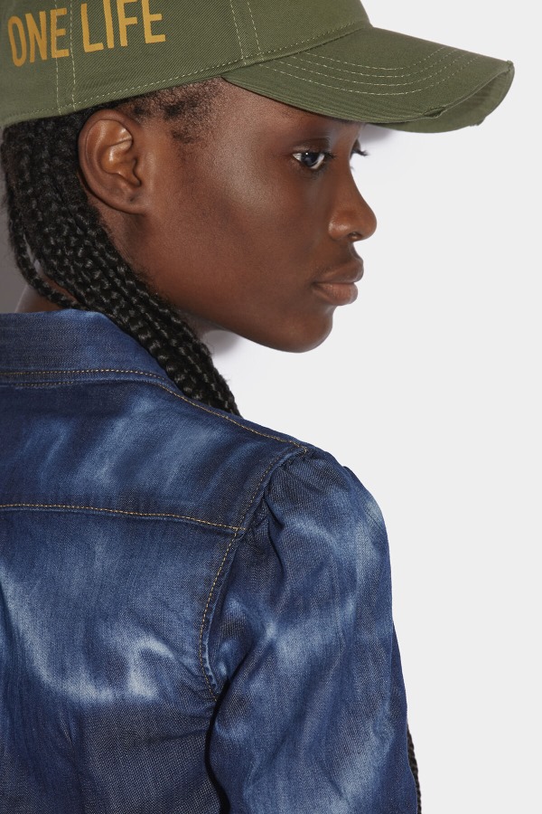 One Life Cotton Pleated Yoke Shirt