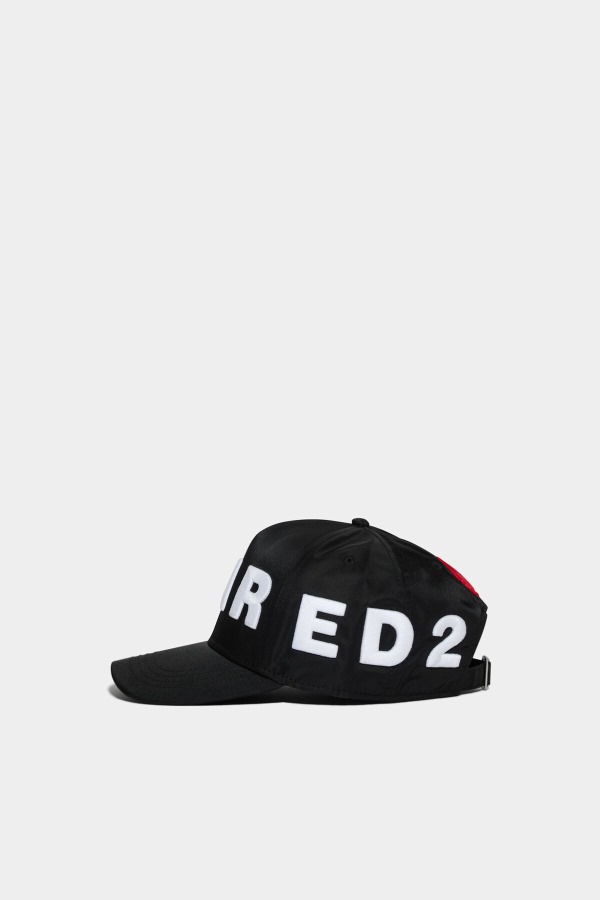 Dsquared2 Logo Baseball Cap BLACK D2 BLACK