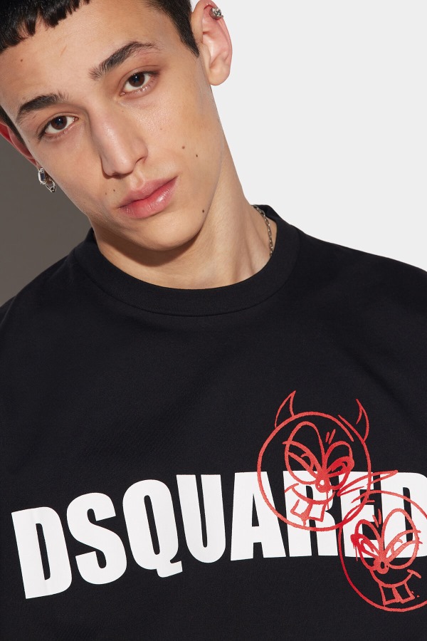 Doodle Logo Face T-Shirt