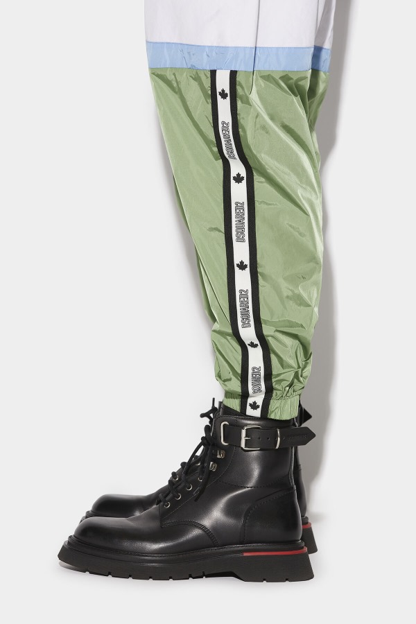 Hybrid Sport Tape Trousers WHITE/BEIGE
