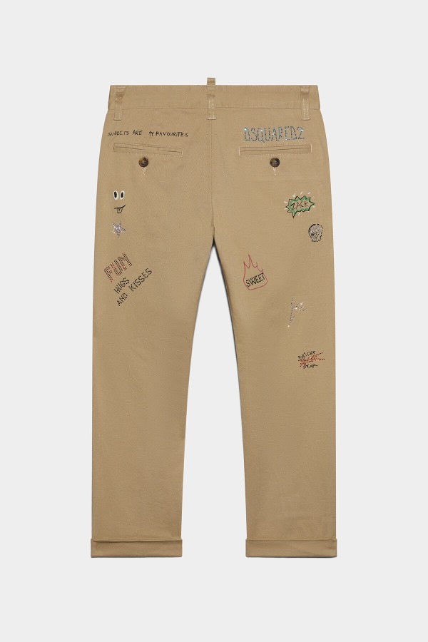 Dsquared2 Kids Pants CREAM BEIGE