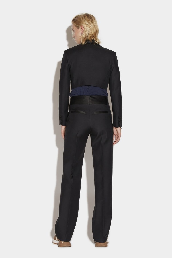 Slouchy Trousers BLACK D2 BLACK