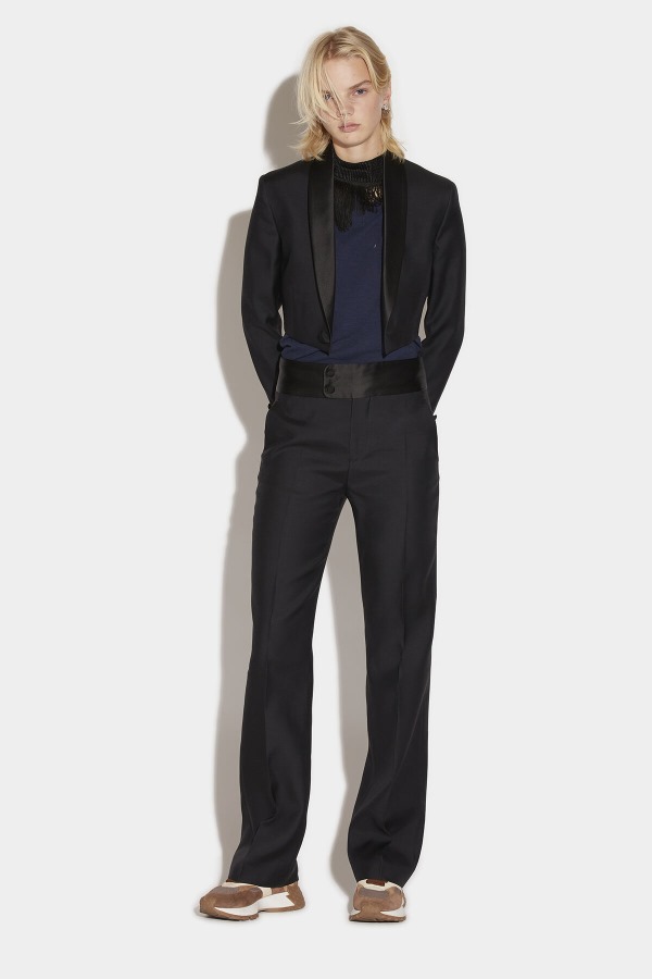 Slouchy Trousers BLACK D2 BLACK