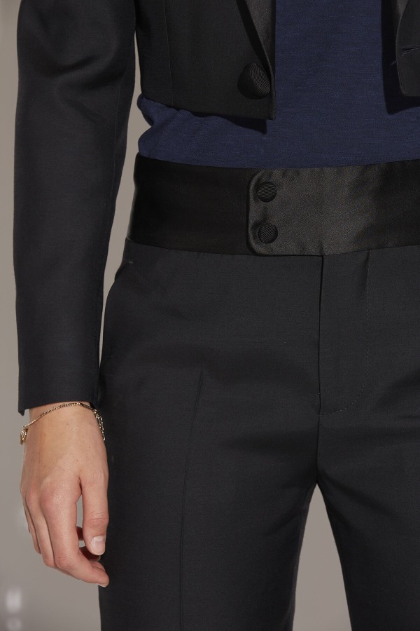 Slouchy Trousers BLACK D2 BLACK