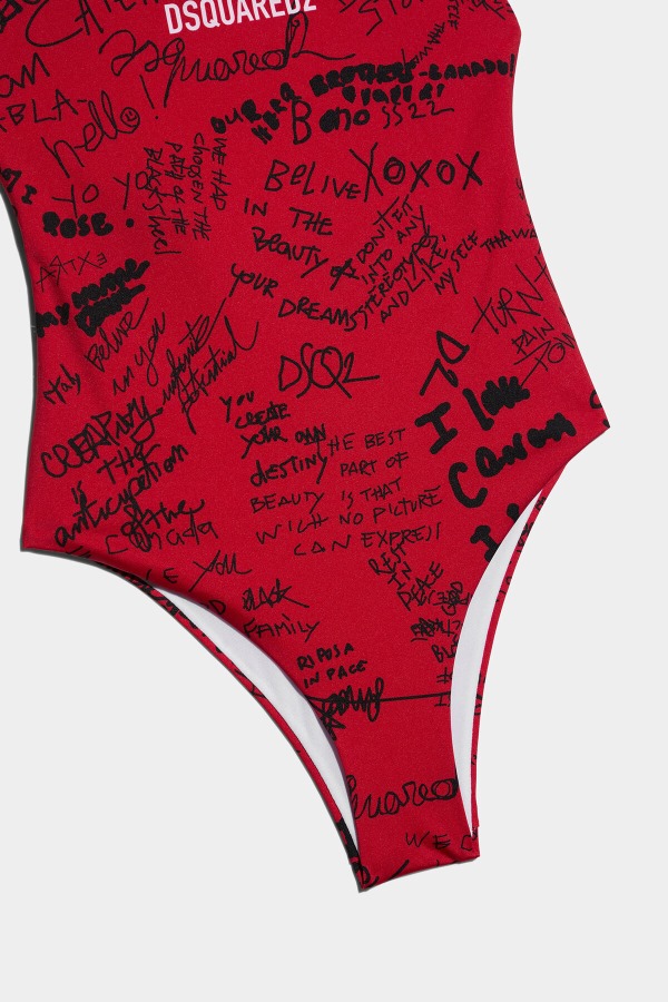 Scribbles One-Piece Swimsuit
