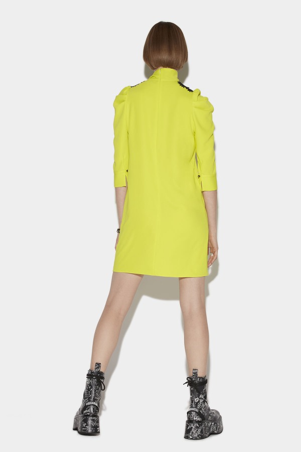 Intarsia Minidress