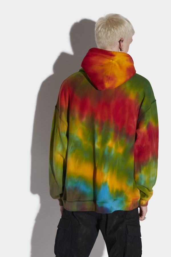 Tie-Dye Reverse Dsq2 Hoodie