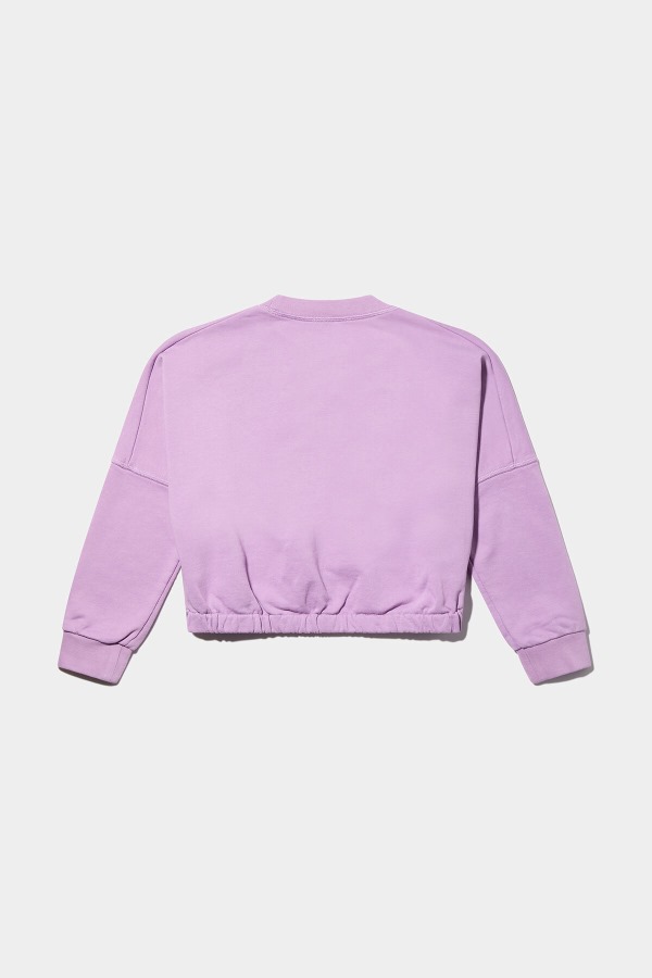 D2Kids Crop Sweater BLACK/ORCHID