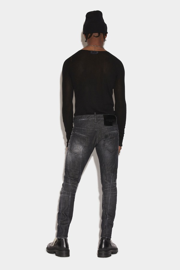 Medium Clean Black Wash Sexy Twist Jeans