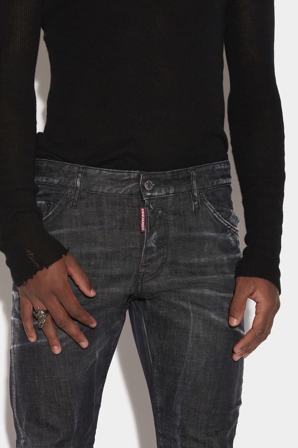 Medium Clean Black Wash Sexy Twist Jeans