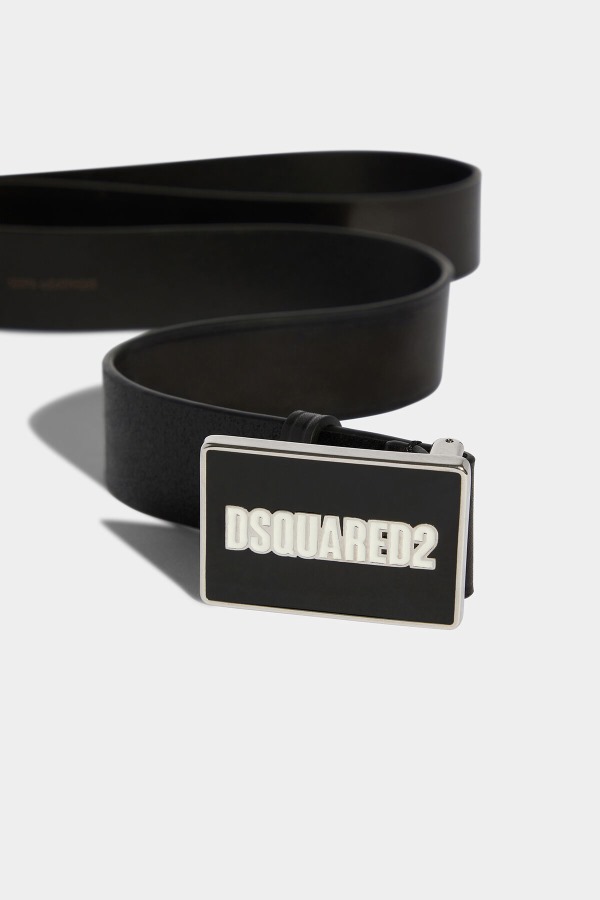 Dsquared2 Logo Belt BLACK D2 BLACK