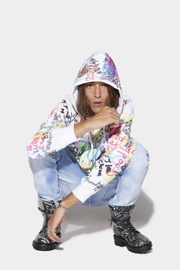 Writings Cool Hoodie