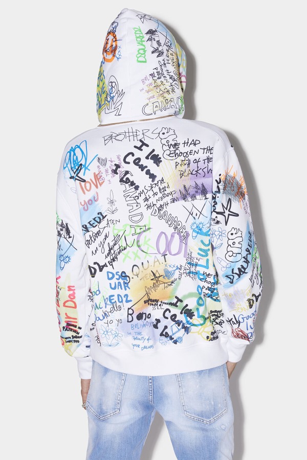Writings Cool Hoodie