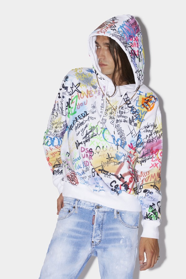 Writings Cool Hoodie