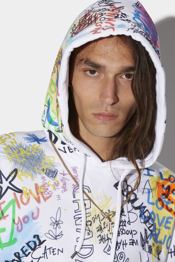Writings Cool Hoodie