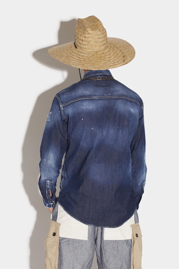 Flared Collar Shirt