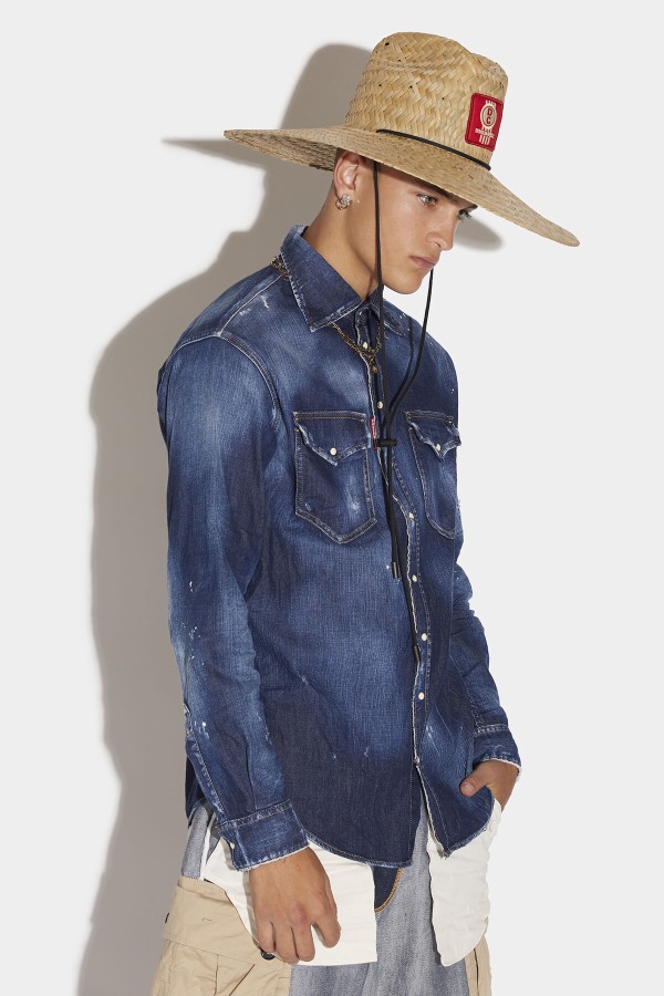Flared Collar Shirt