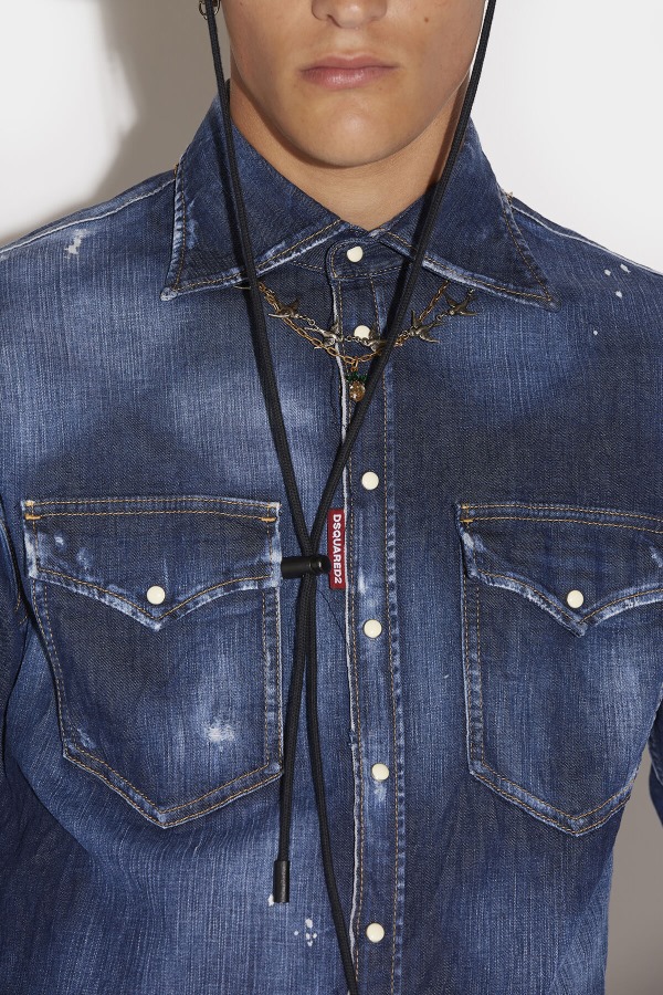 Flared Collar Shirt