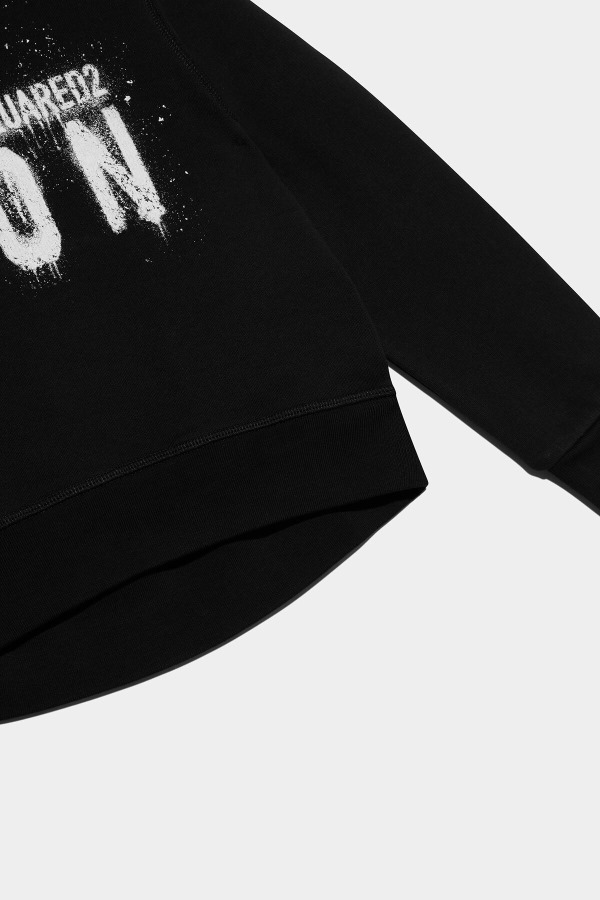 D2Kids Icon Spray Sweatshirt FUCHSIA/WHITE