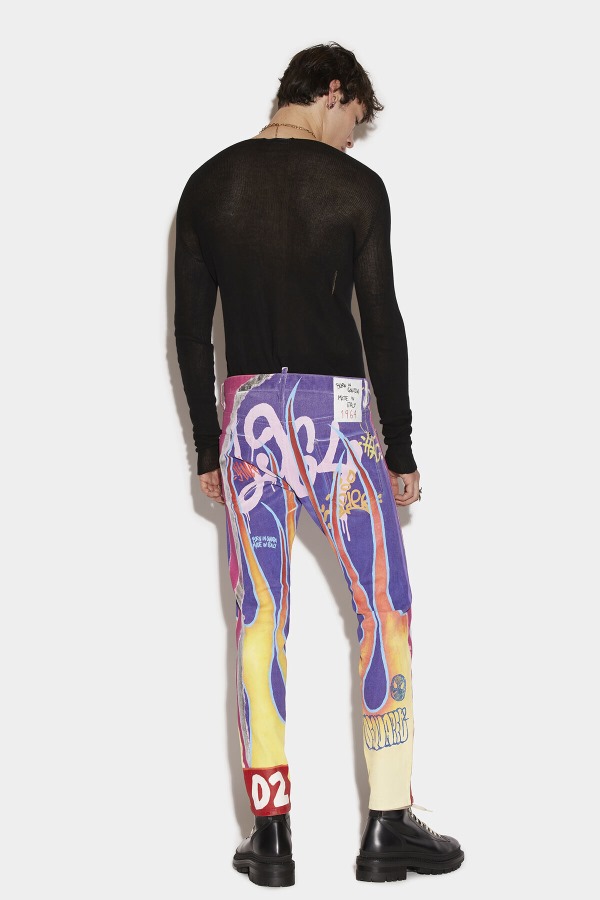 L.A. Customized Cool Guy Cropped Jeans