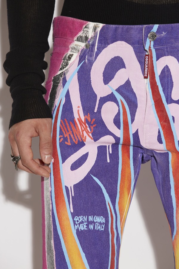 L.A. Customized Cool Guy Cropped Jeans
