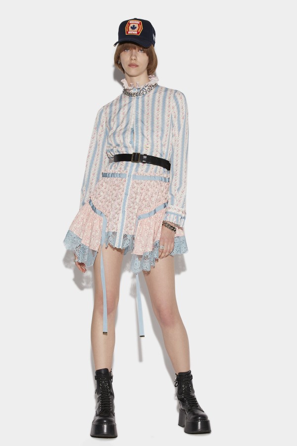 Ruffle Minidress