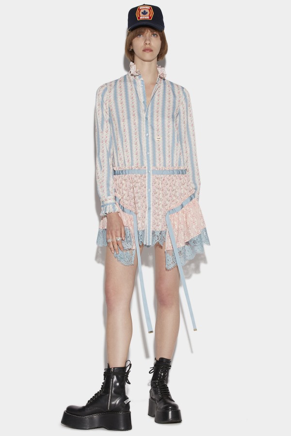 Ruffle Minidress