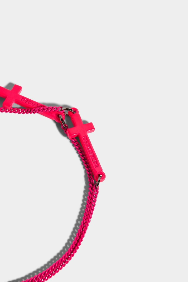 Jesus Bracelets BLACK/ORANGE FLUO