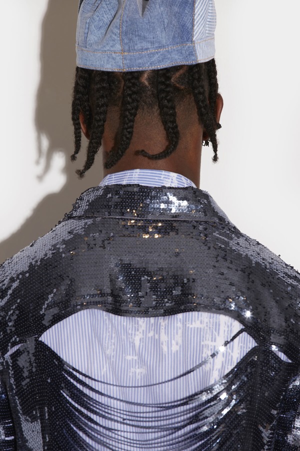 Ripped Sequins Dan Jacket