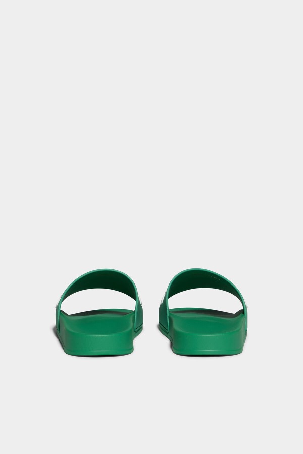 Dsquared2 Logo Slides BLACK/GREEN