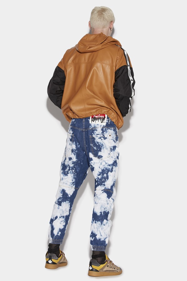 Medium Ace Wash Elastic Combat Jeans