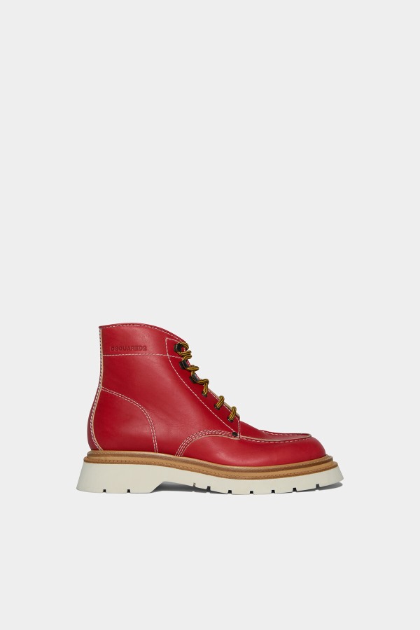 Joe Ankle Boots RED/CORAL