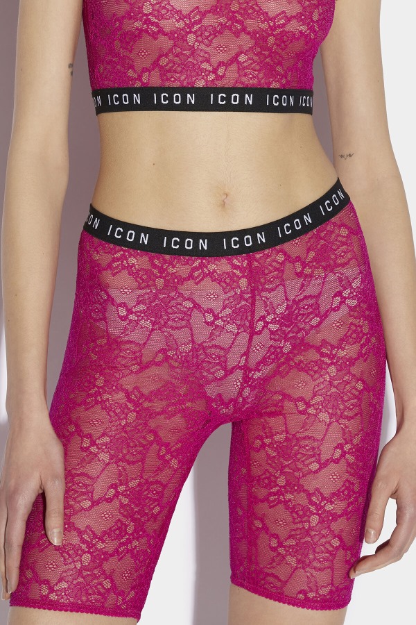 Be Icon Bike Short BLACK/CYCLAMEN