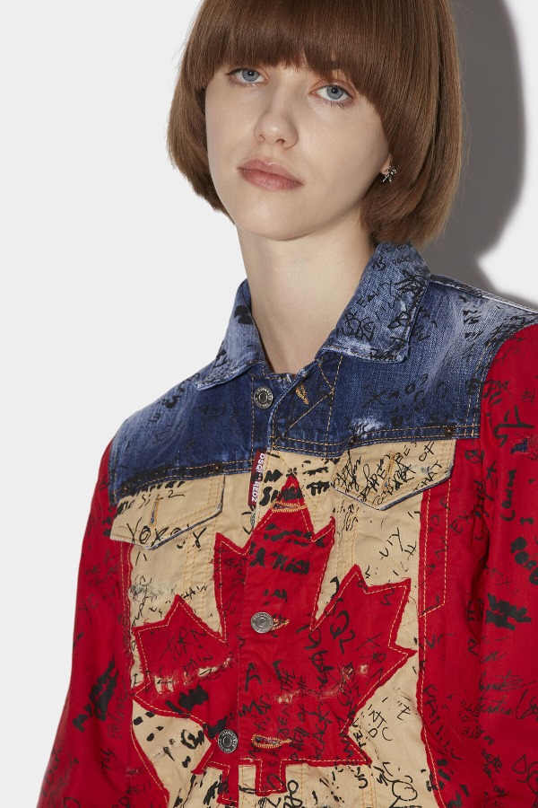 Doodle Flag Boy Jacket