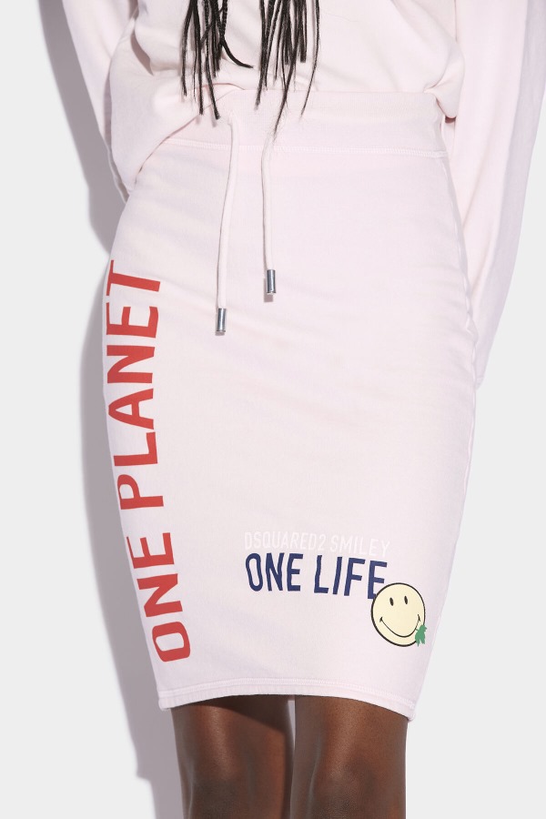 Smiley Organic Cotton Long Skirt